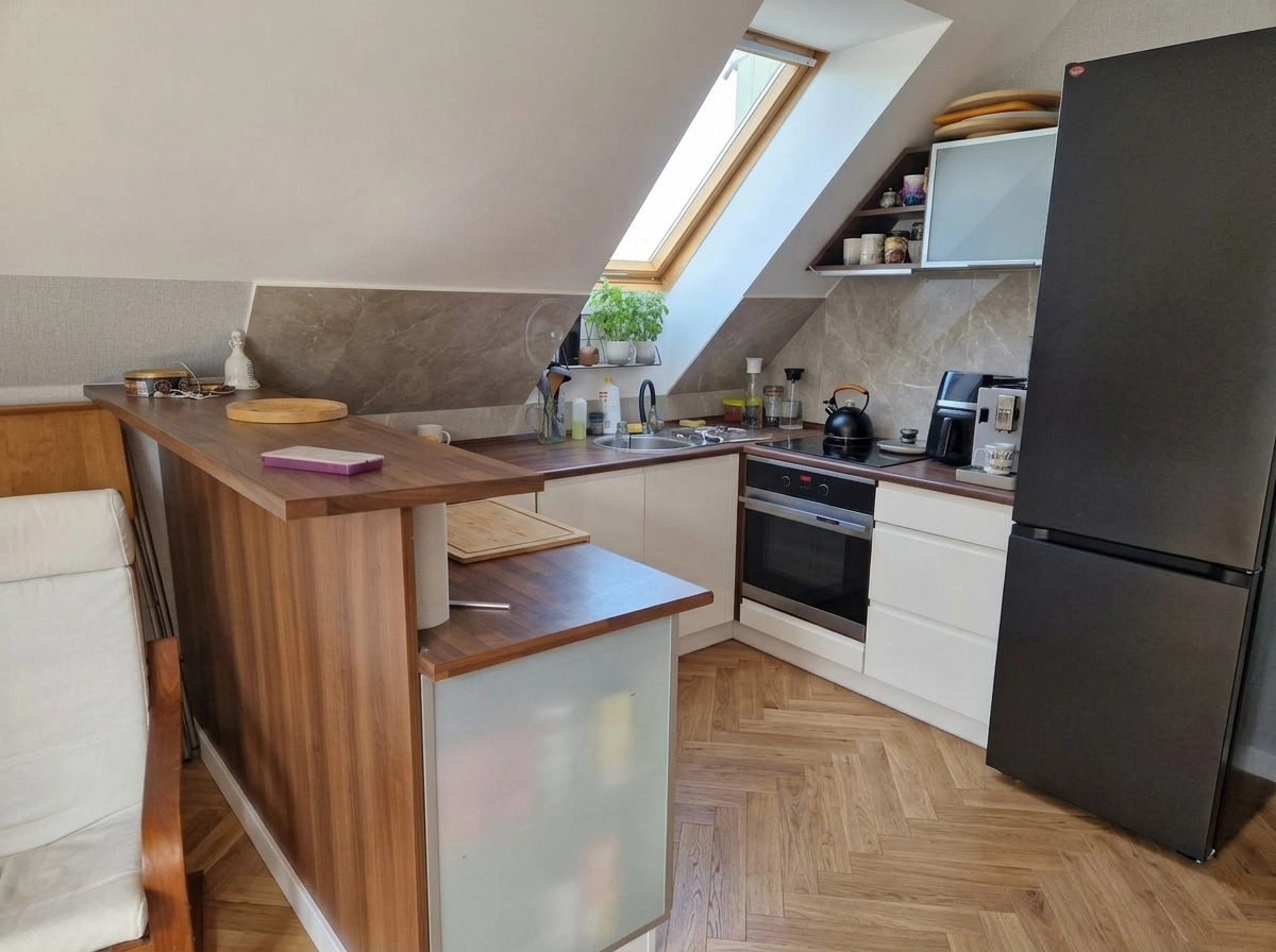 Interior design in Contemporary style — Kitchen by GenRoom AI