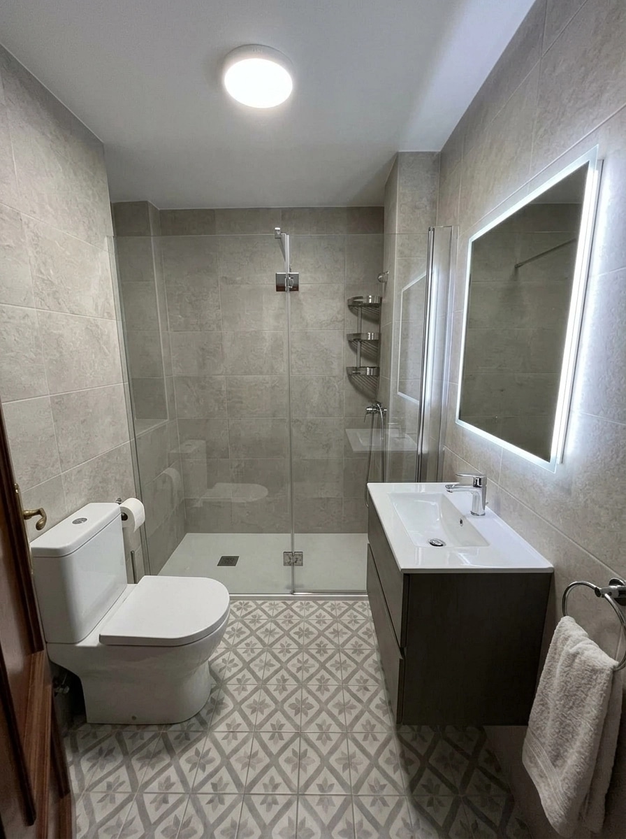 Bathroom interior in no_style style — photo by GenRoom AI