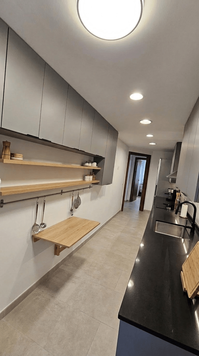 Design d'interni in stile Minimalism — Cucina di GenRoom AI