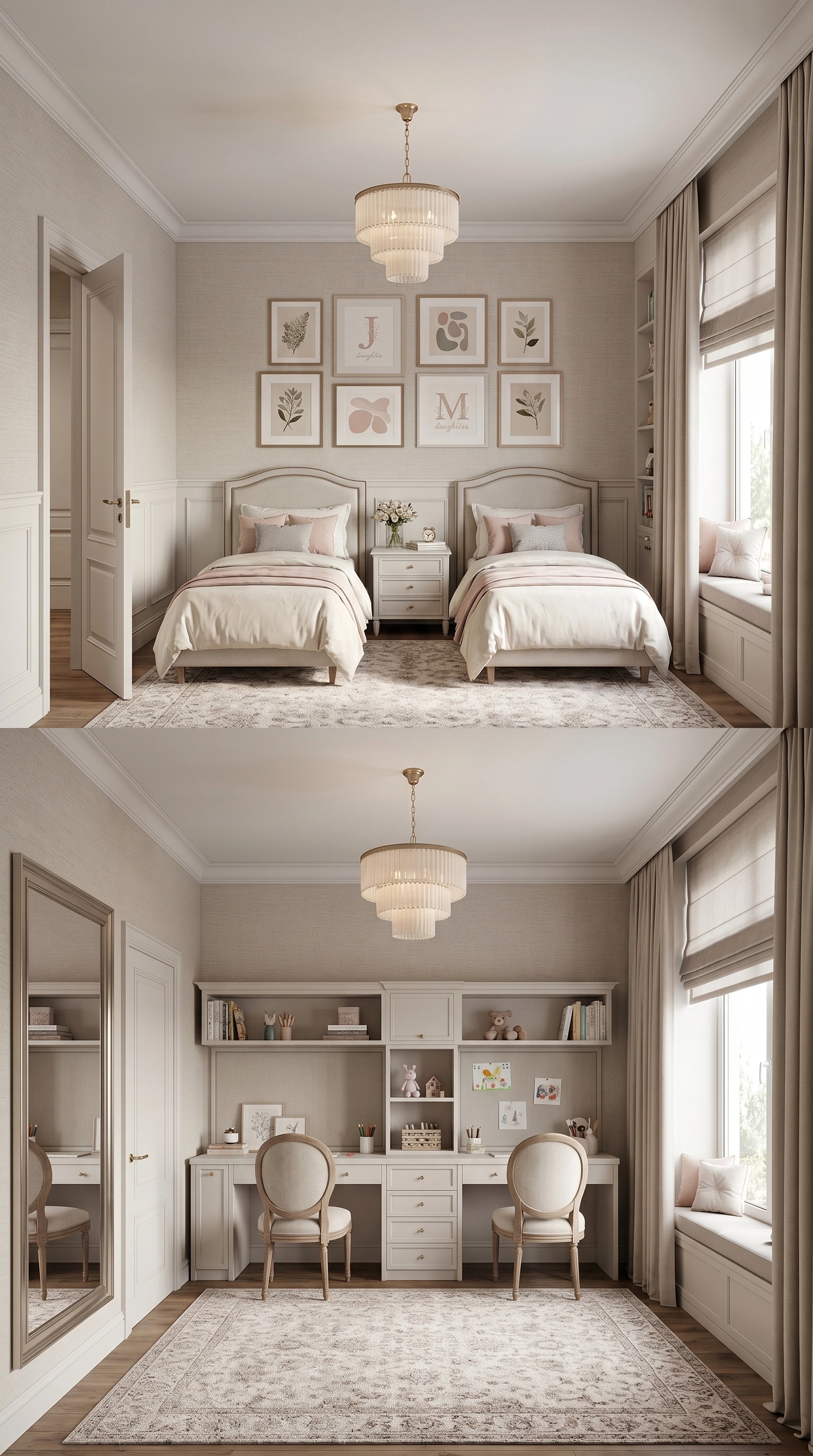 Interior design in Transitional style — Kids Room by GenRoom AI
