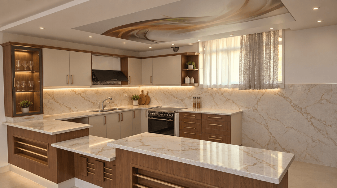 Kitchen interior in no_style style — photo by GenRoom AI