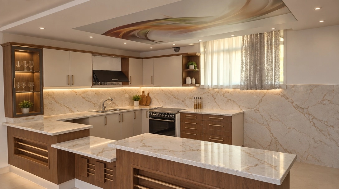 Kitchen interior in no_style style — photo by GenRoom AI