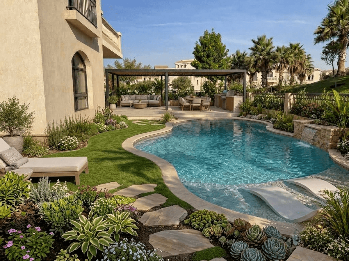 Yard design in no_style style — photo by GenRoom AI
