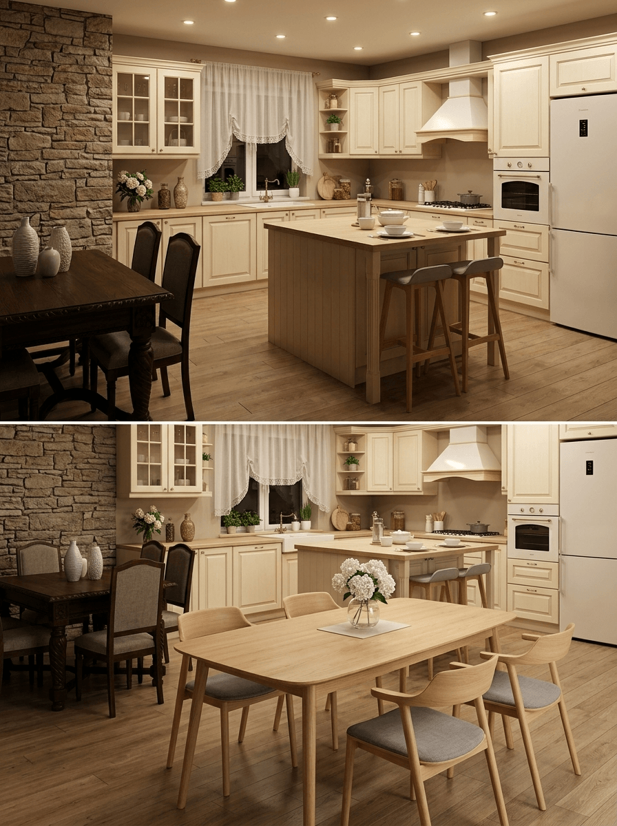 Classic Cocina design — interior photo by GenRoom AI