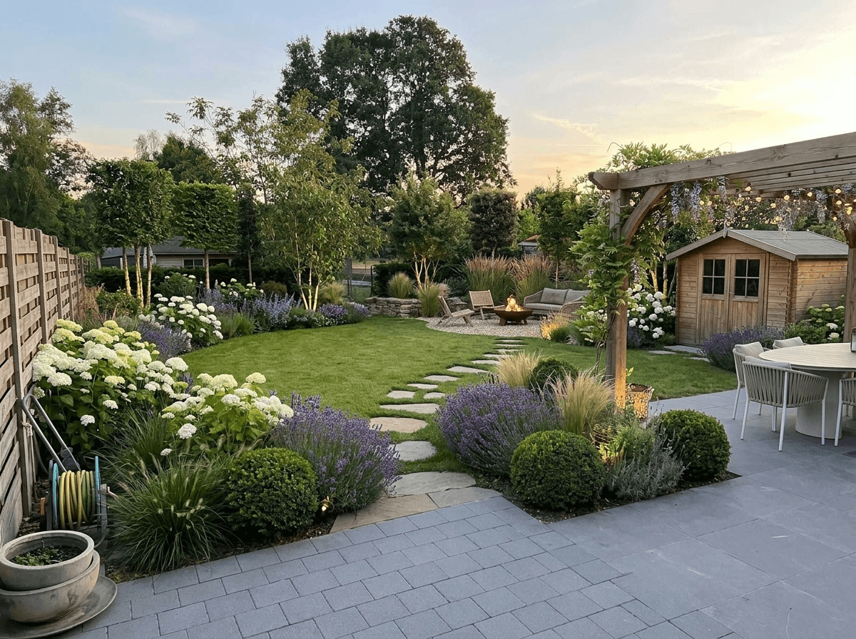 Yard design in no_style style — photo by GenRoom AI