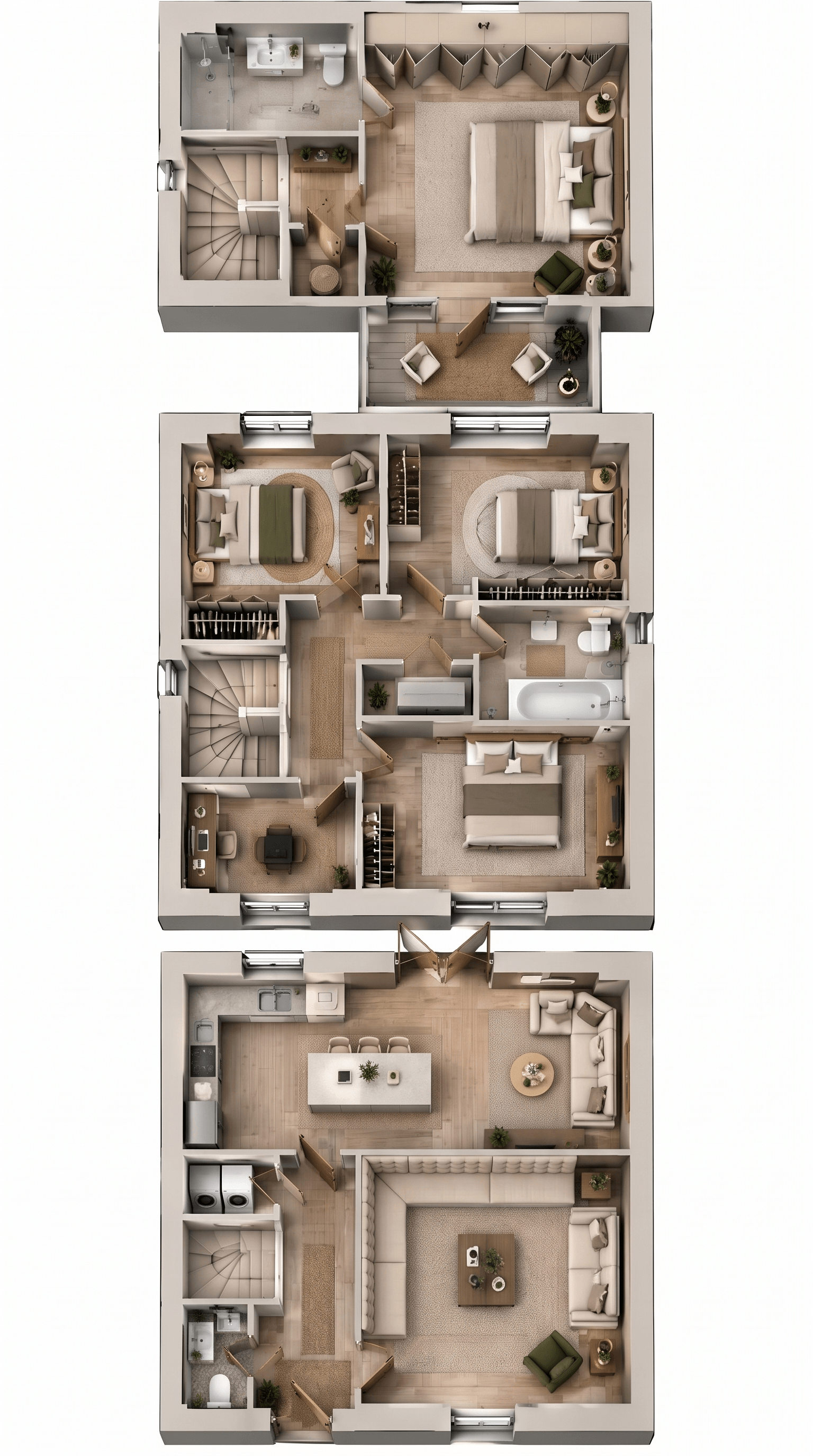 Interior design in Contemporary style — Living Room by GenRoom AI