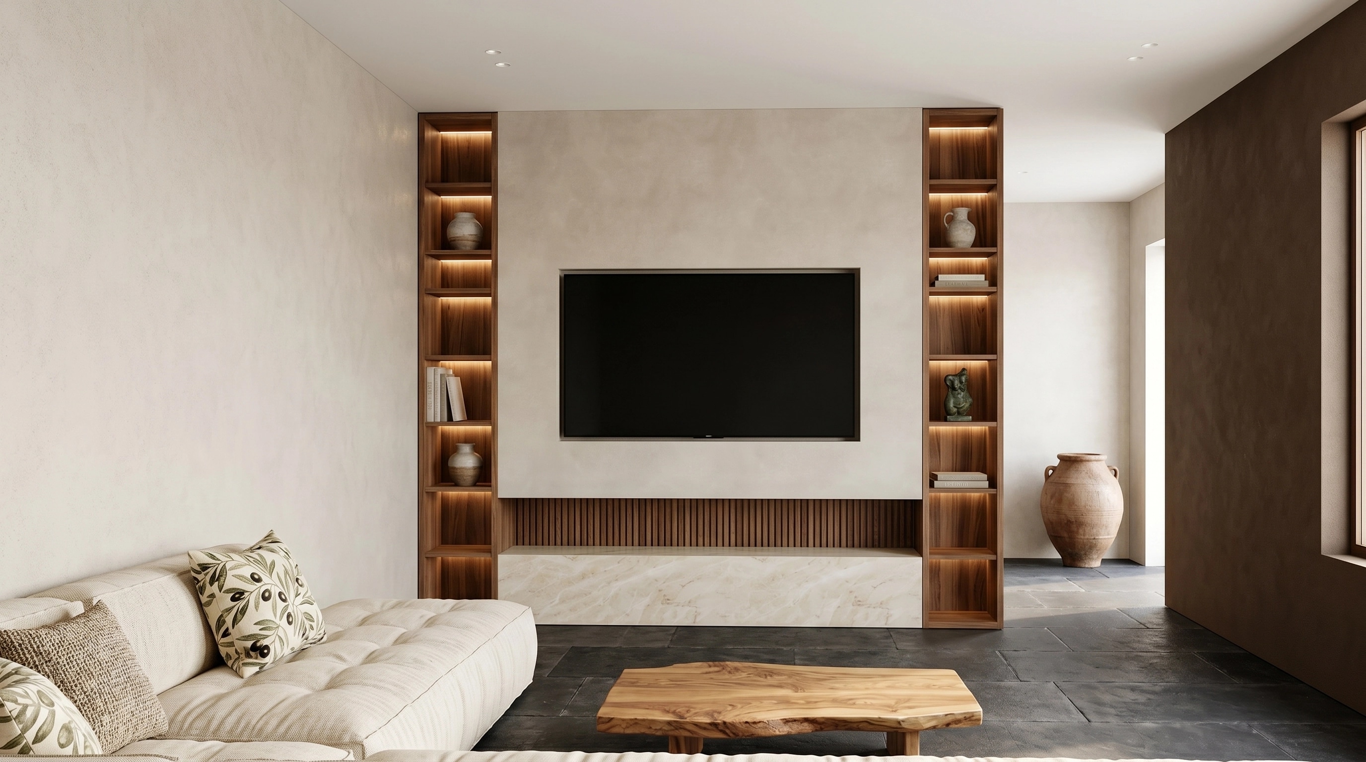 Interior design in Mediterranean style — Living Room by GenRoom AI