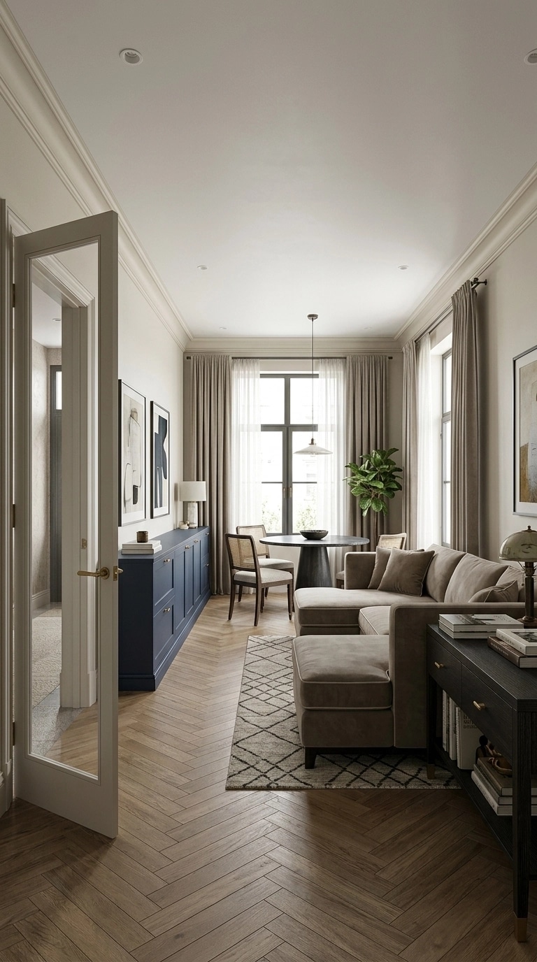Interior design in Transitional style — Living Room by GenRoom AI