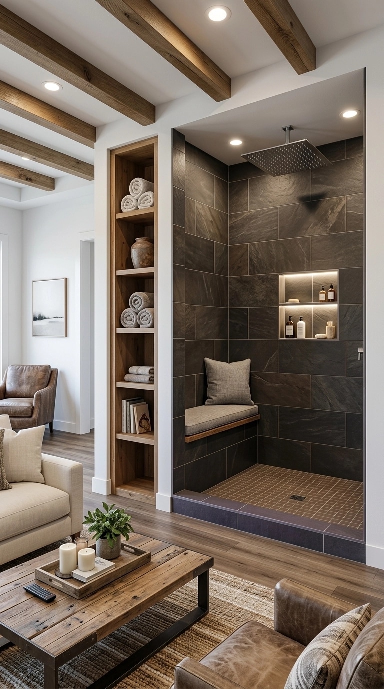 Modern Farmhouse Living Room design — interior photo by GenRoom AI