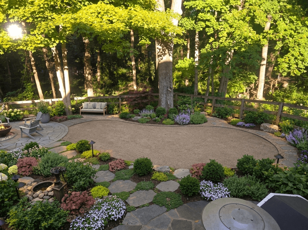 Yard design in no_style style — photo by GenRoom AI