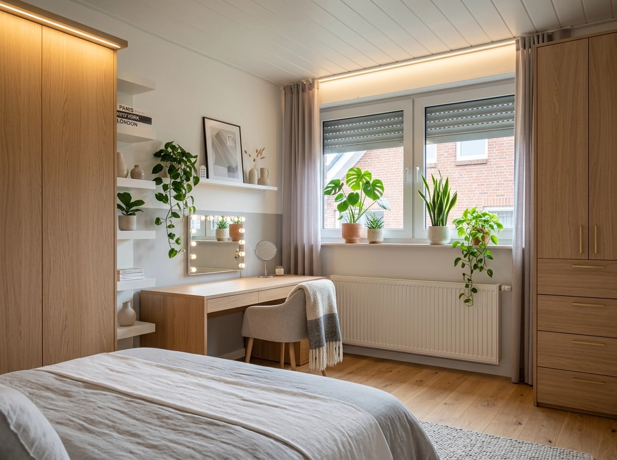 Interior design in Scandinavian style — Bedroom by GenRoom AI