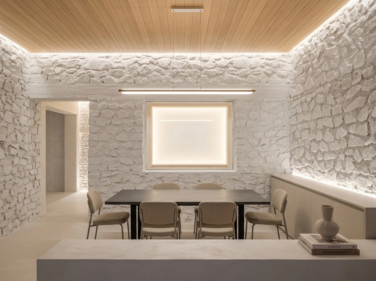 Interior design in Minimalism style — dining_room by GenRoom AI
