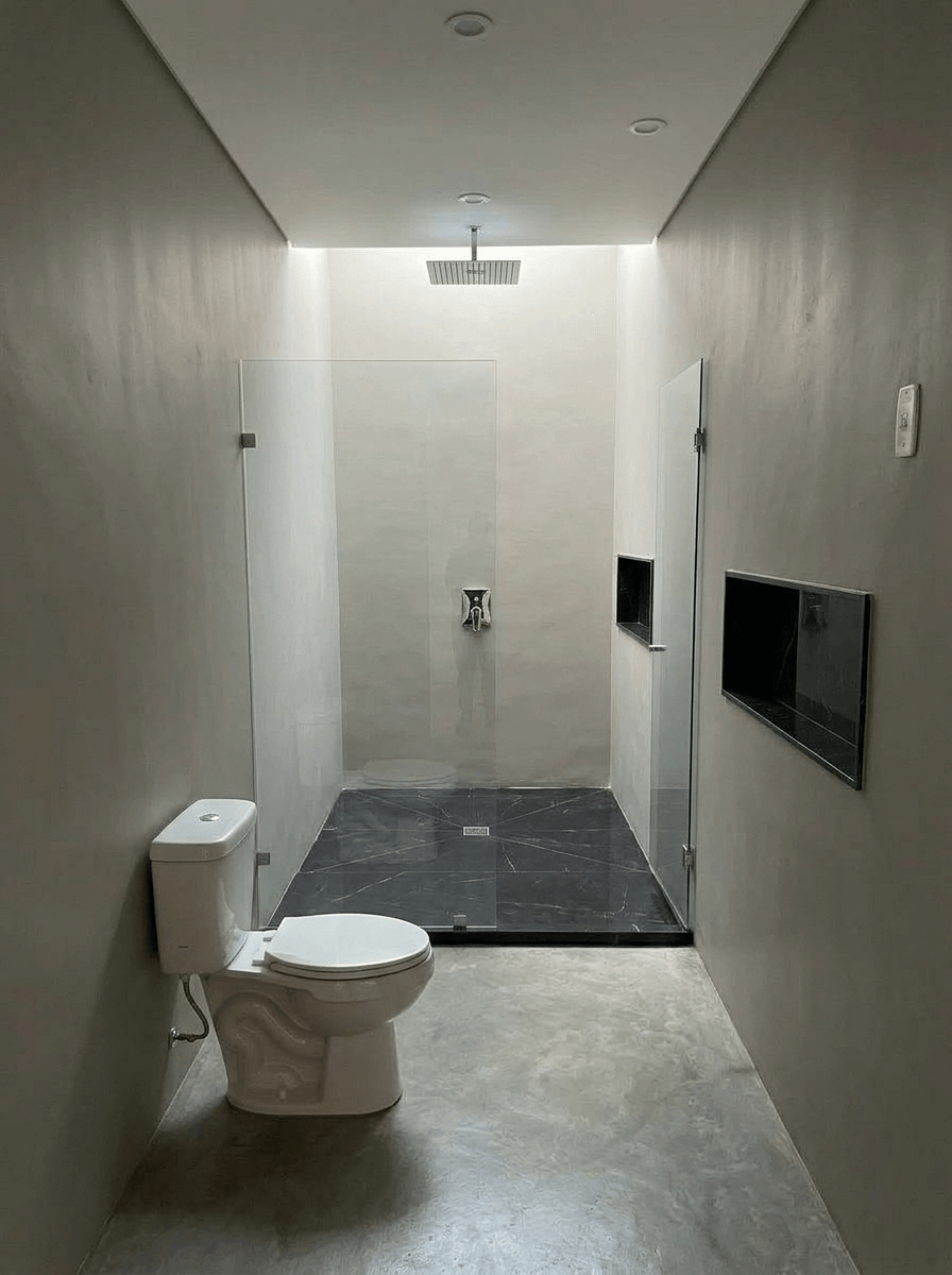Bathroom interior in no_style style — photo by GenRoom AI