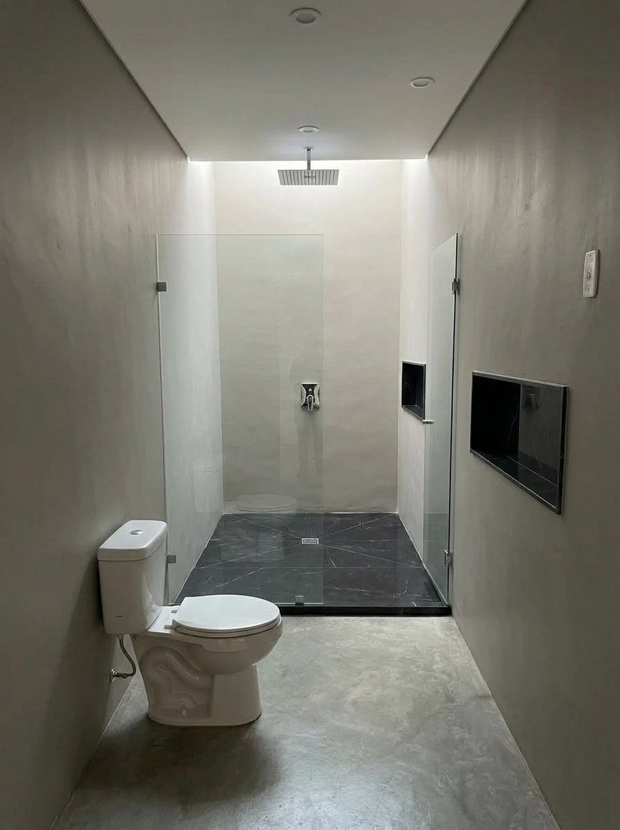 Bathroom interior in no_style style — photo by GenRoom AI