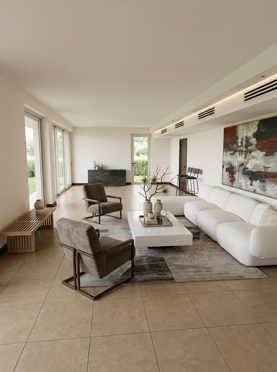 Minimalism Living Room design — interior photo by GenRoom AI