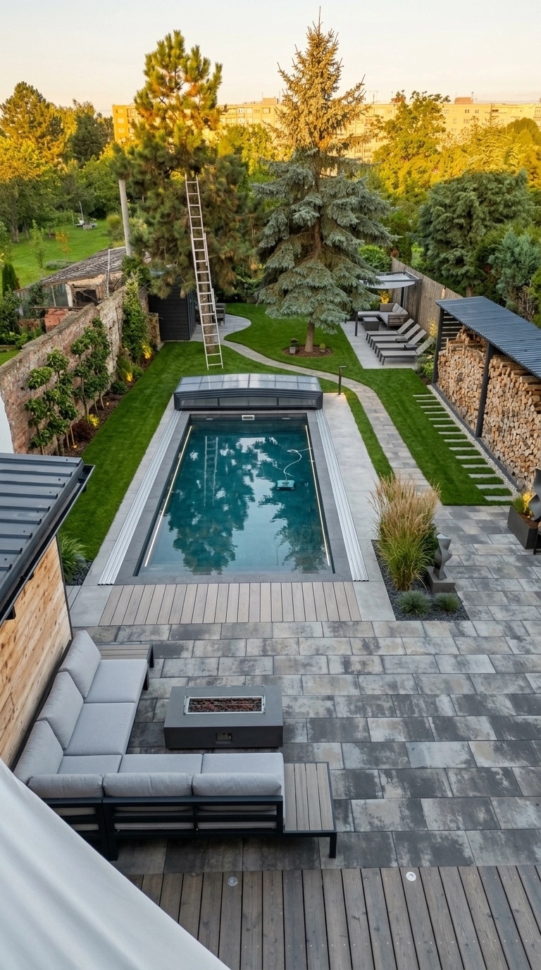 Landscape design in Contemporary Yard style — Yard by GenRoom AI