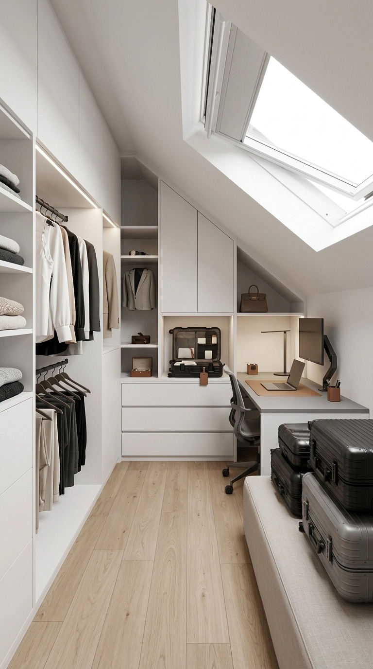 Interior design in Minimalism style — wardrobe by GenRoom AI
