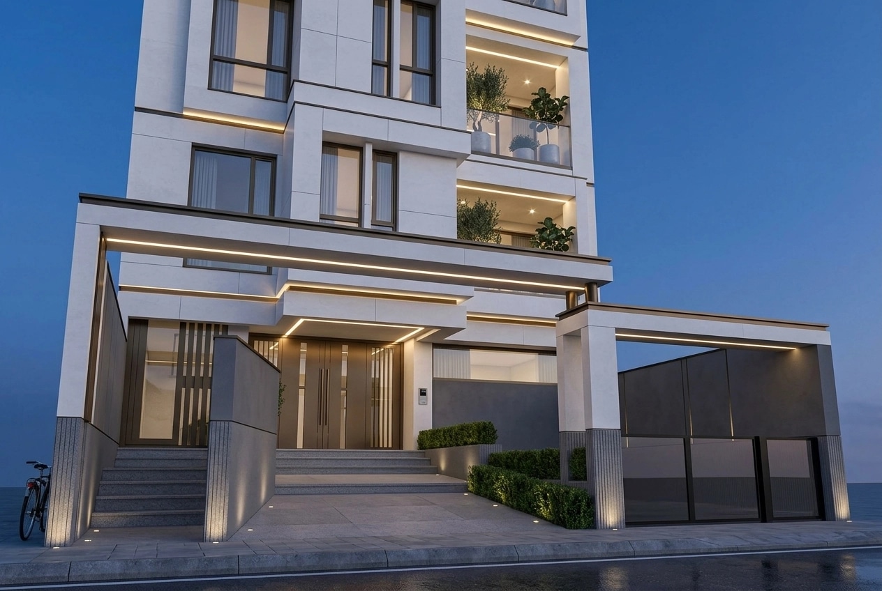 Facade design in Minimalist Facade style — Facade by GenRoom AI