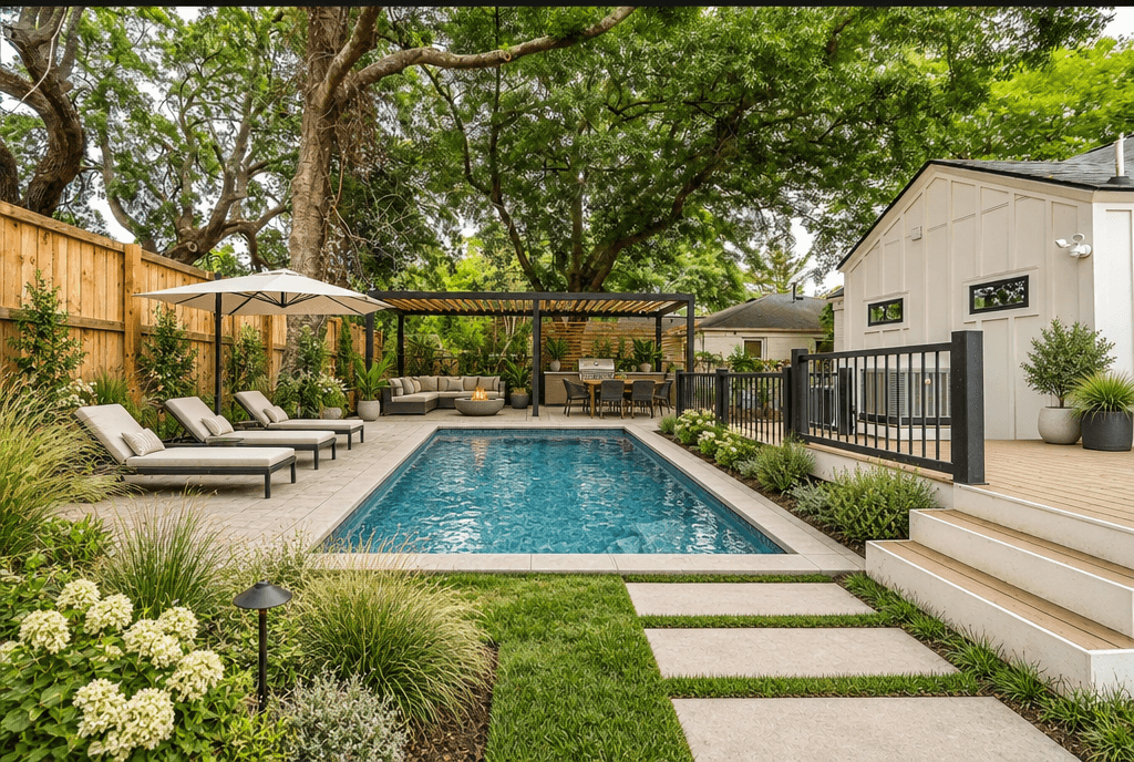 Contemporary Yard Yard design — yard photo by GenRoom AI