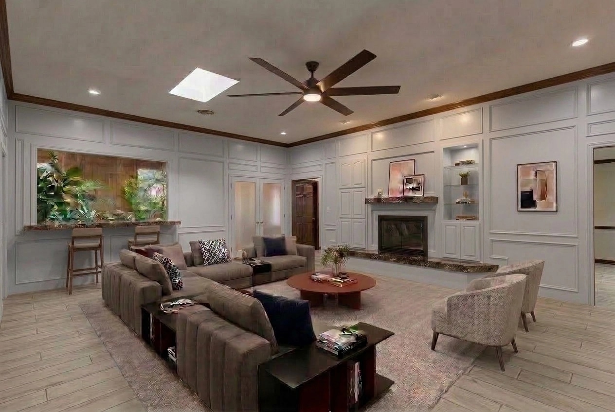 Interior design in Contemporary style — Living Room by GenRoom AI
