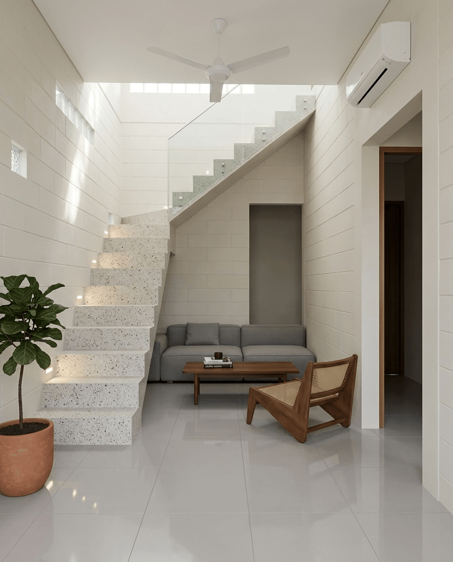 Diseño de interiores en estilo Minimalism — Salón por GenRoom AI
