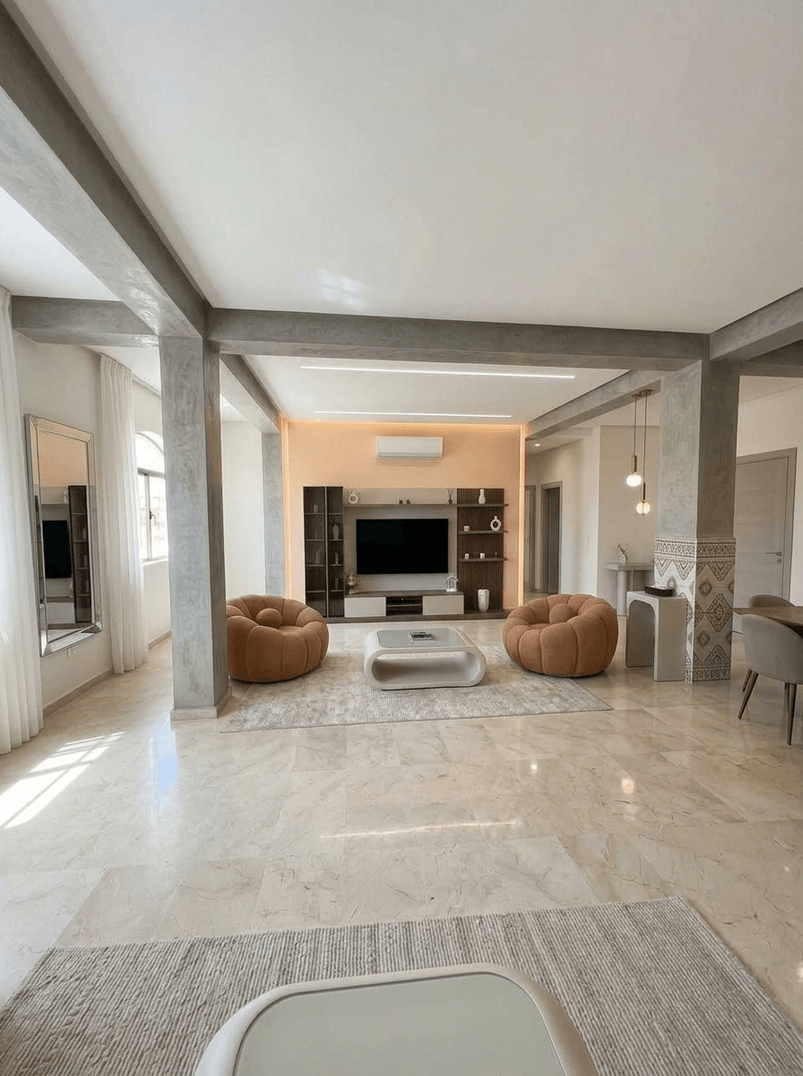 Interior design in Contemporary style — Living Room by GenRoom AI