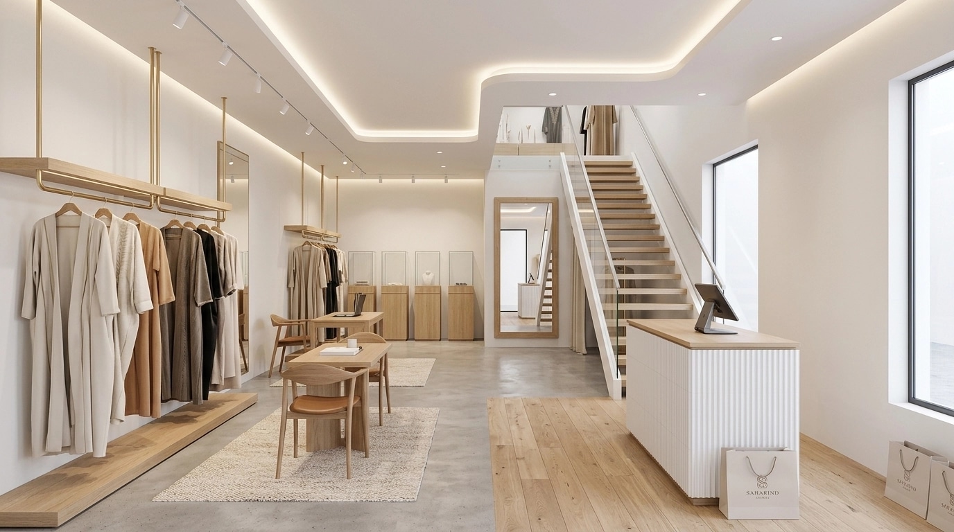 Interior design in Scandinavian style — shop by GenRoom AI