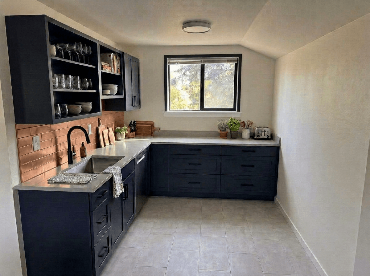 Contemporary Kitchen design — interior photo by GenRoom AI