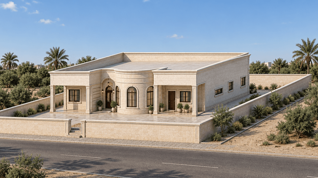 Cephe tasarımı Classic Facade stili — Cephe GenRoom AI