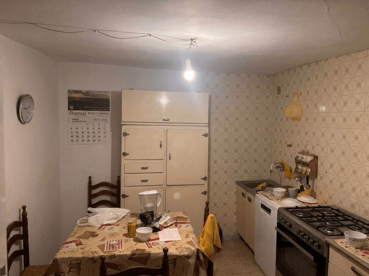 Kitchen interior in no_style style — photo by GenRoom AI