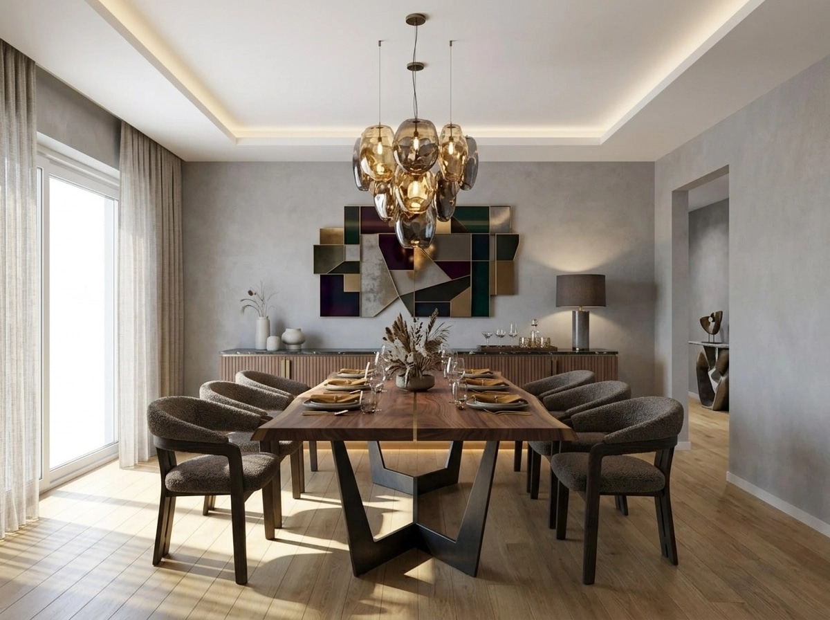 Interior design in Contemporary style — dining_room by GenRoom AI