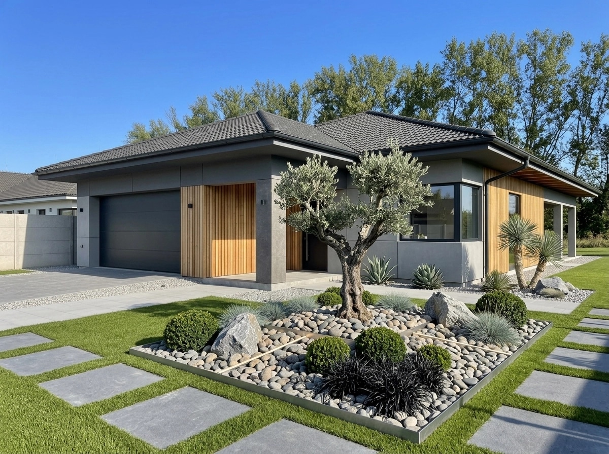 Yard design in no_style style — photo by GenRoom AI