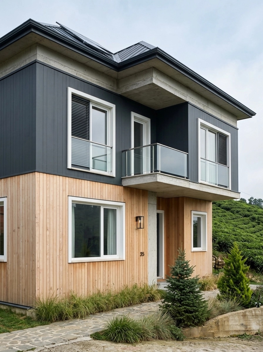 Scandinavian Facade Facade design — facade photo by GenRoom AI