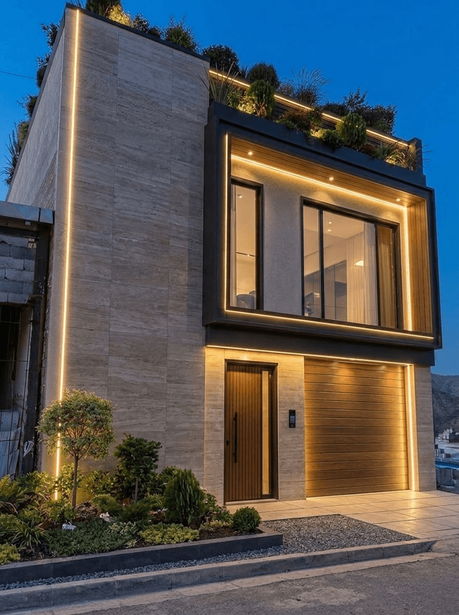 Contemporary Facade Facade design — facade photo by GenRoom AI