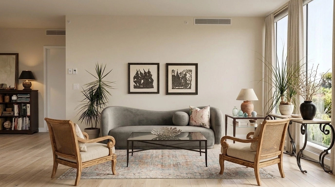 Interior design in Mediterranean style — Living Room by GenRoom AI
