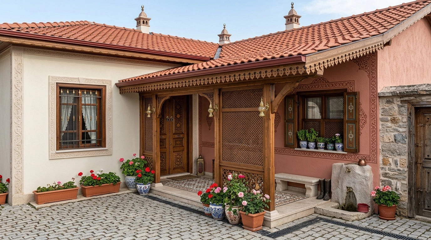 Facade design in Ottoman Facade style — photo by GenRoom AI