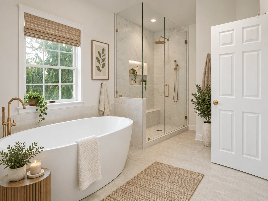 Bathroom interior in no_style style — photo by GenRoom AI