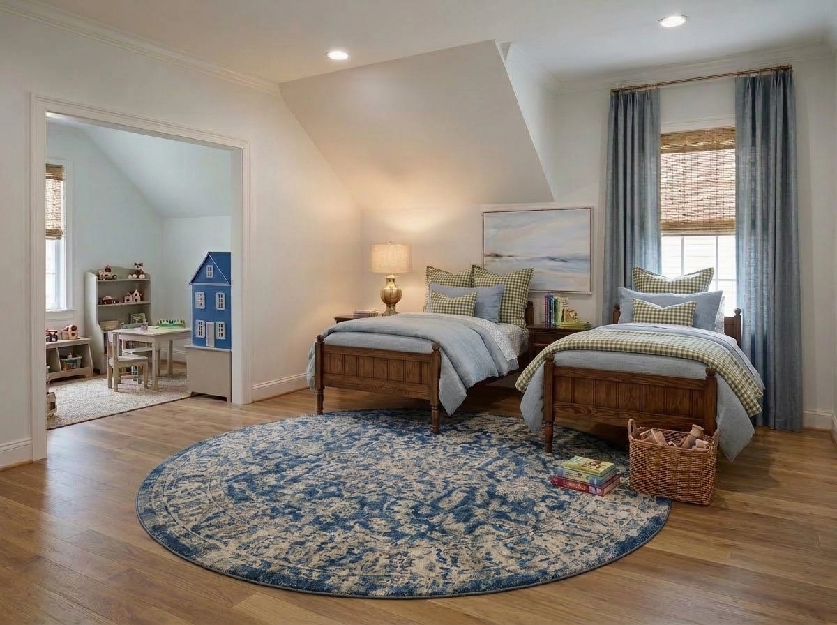 Interior design in Coastal / Hamptons style — Living Room by GenRoom AI
