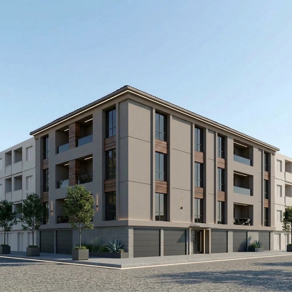 Facade design in Contemporary Facade style — Facade by GenRoom AI