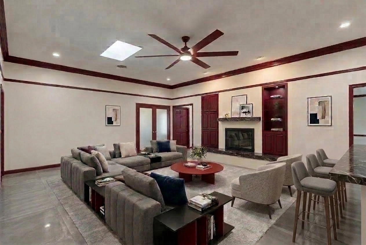 Interior design in Contemporary style — Living Room by GenRoom AI