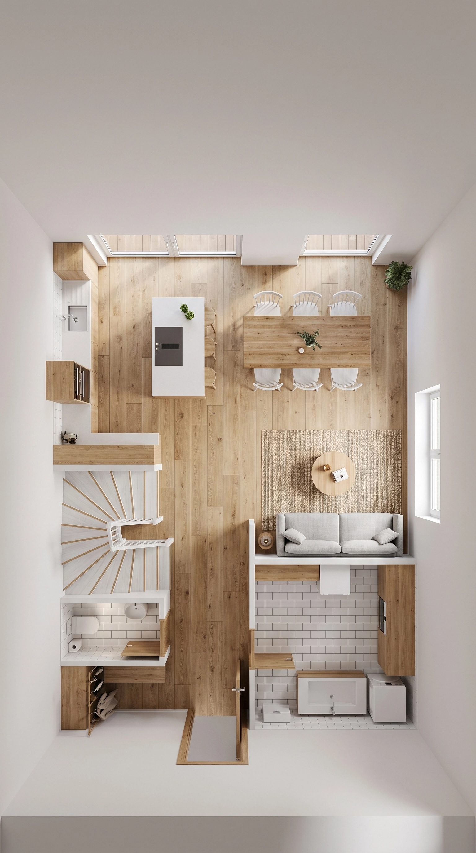 Scandinavian Living Room design — interior photo by GenRoom AI
