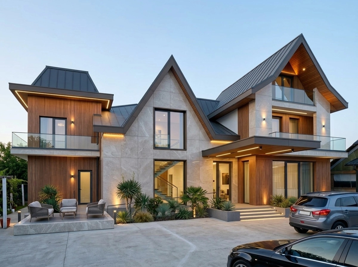 Facade design in Contemporary Facade style — Facade by GenRoom AI
