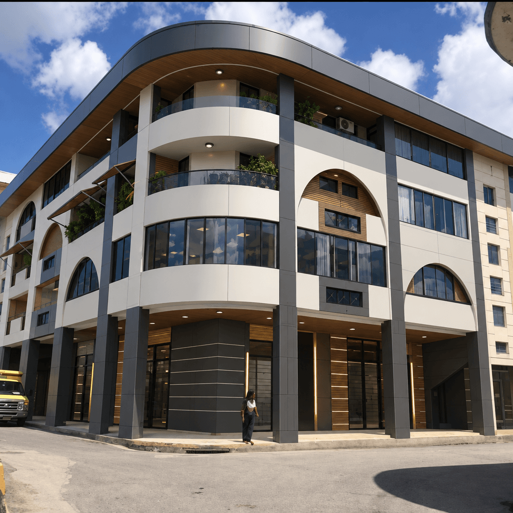 Contemporary Facade Facade design — facade photo by GenRoom AI