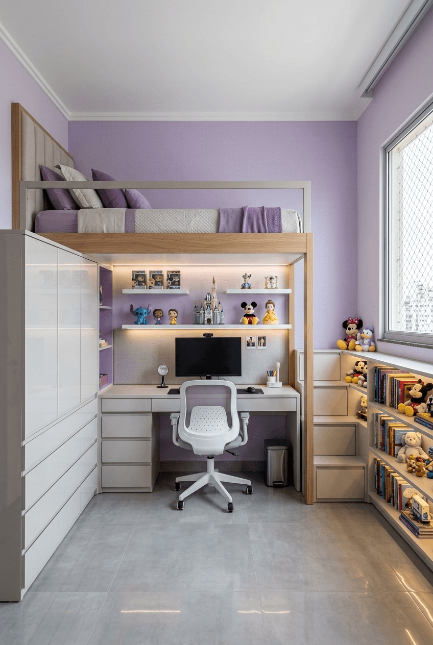 Contemporary Bedroom design — interior photo by GenRoom AI