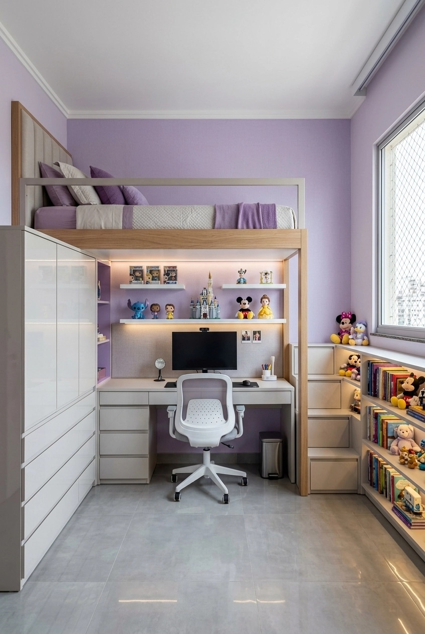 Interior design in Contemporary style — Bedroom by GenRoom AI