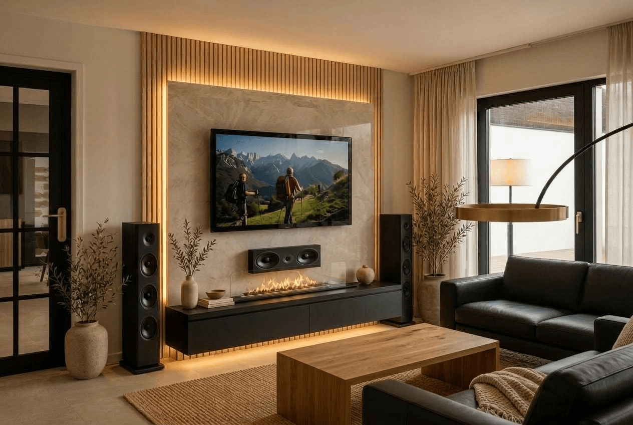 Interior design in Japandi style — Living Room by GenRoom AI