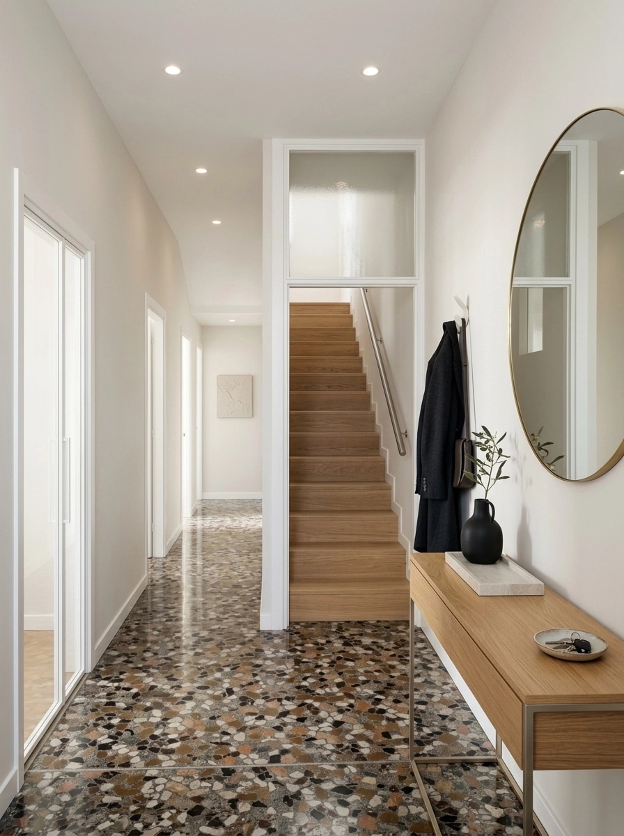 Minimalism Hallway design — interior photo by GenRoom AI