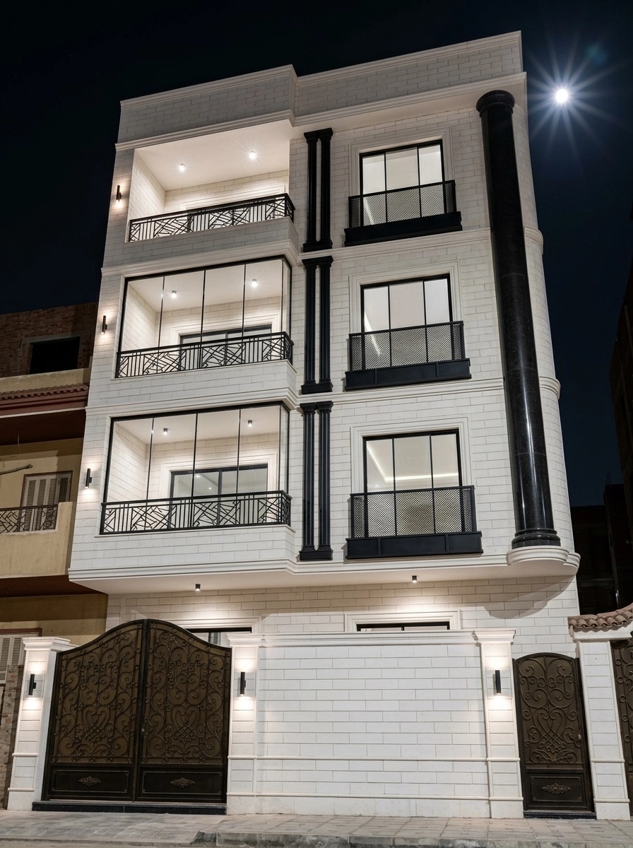 Minimalist Facade Facade design — facade photo by GenRoom AI