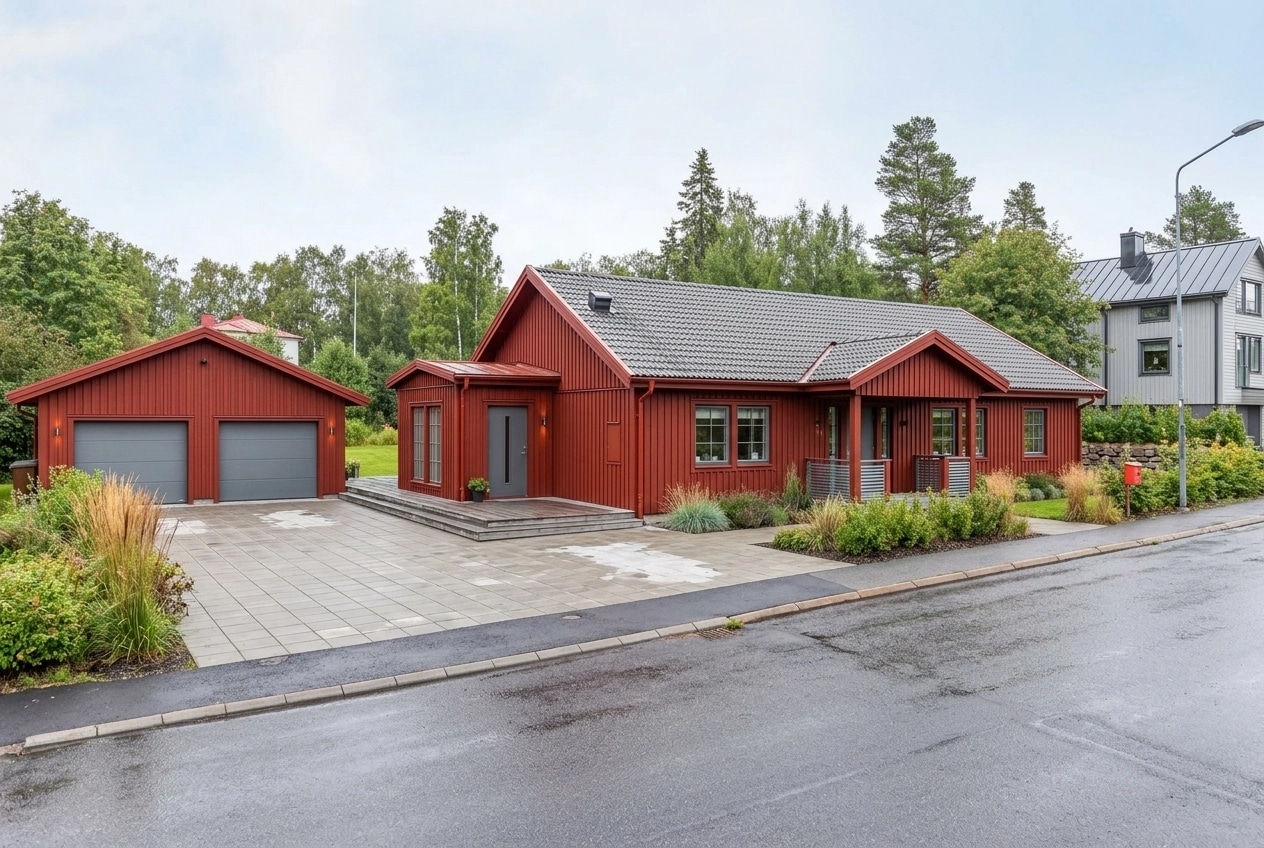 Scandinavian Facade Facade design — facade photo by GenRoom AI