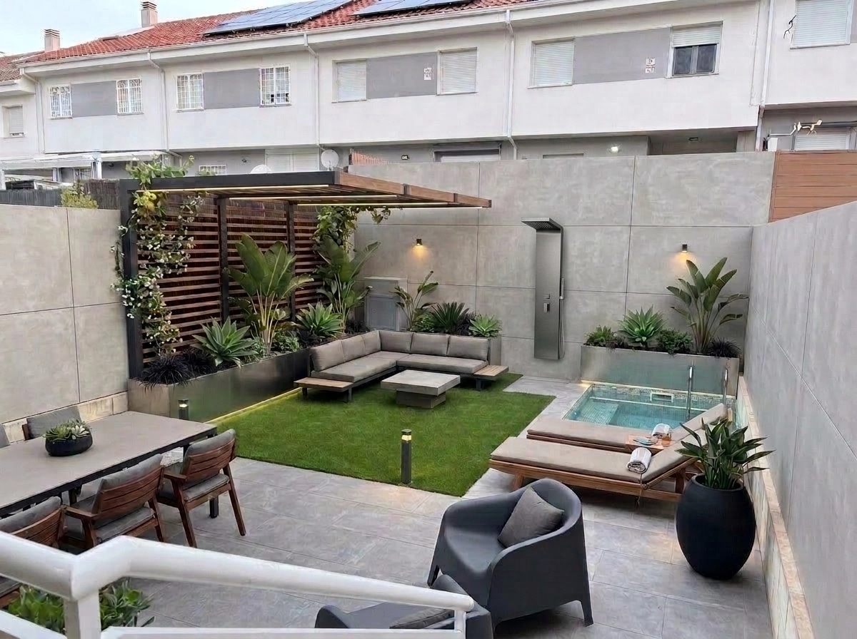 Contemporary Yard Yard design — yard photo by GenRoom AI